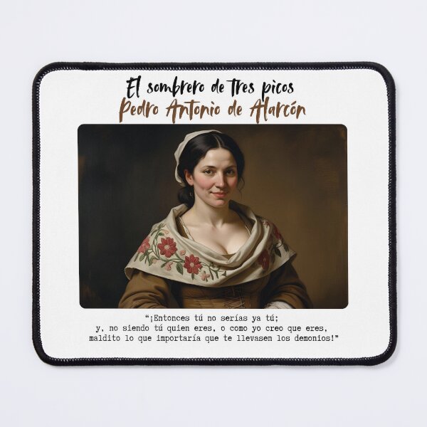 Item preview, Quote from "The Three-Cornered Hat" by Pedro Antonio de Alarcón designed and sold by Filologica.