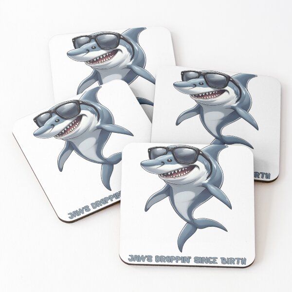 Item preview, Cool Shark Attitude – Jaws Droppin’ Since Birth designed and sold by Pixel--Threads.