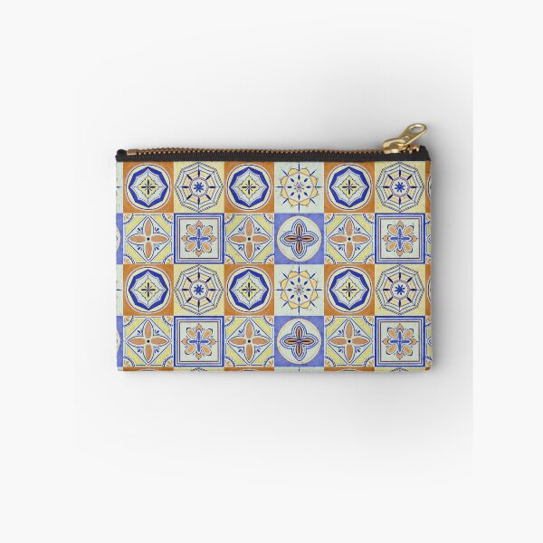 Item preview, Orange and Blue Tile Pattern designed and sold by Lauren Ullrich.
