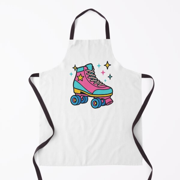 Item preview, 80s Retro Roller Skates - Vibrant Neon Vector Art designed and sold by OnPointOutfits.
