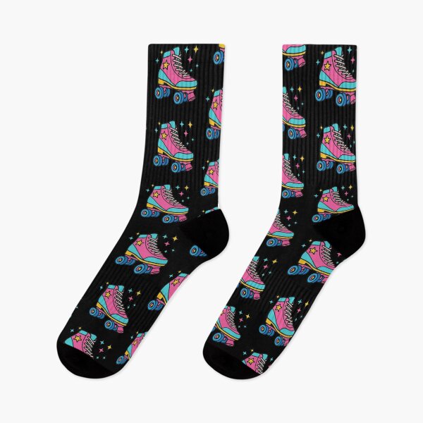 Item preview, 80s Retro Roller Skates - Vibrant Neon Vector Art designed and sold by OnPointOutfits.