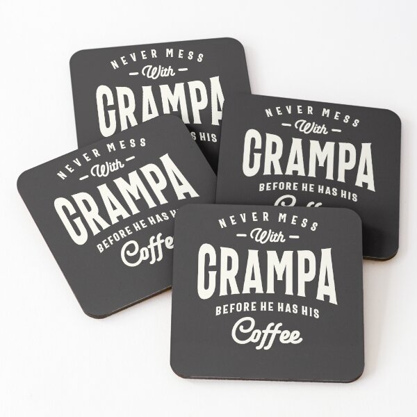 Item preview, Never Mess With Grampa Before Coffee Funny Grandpa designed and sold by cidolopez.
