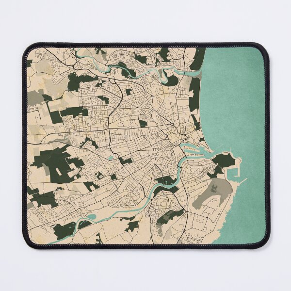Item preview, Aberdeen City Map of Scotland - Vintage designed and sold by deMAP.