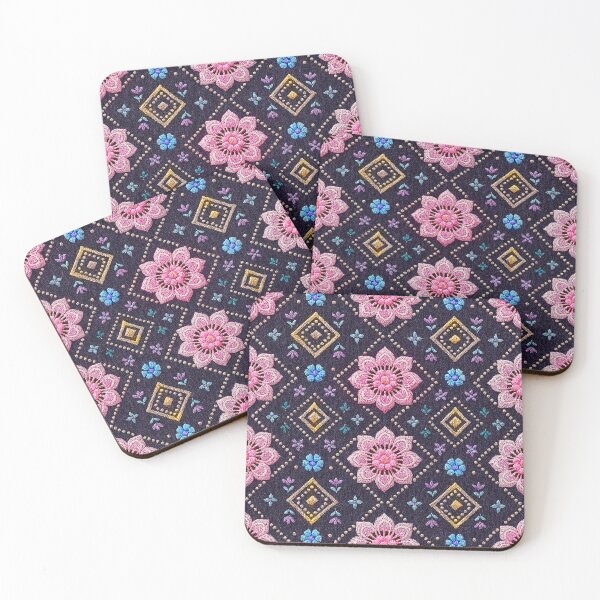 Item preview, Elegant Floral Embroidery Pattern designed and sold by SUNAGIMO9999.