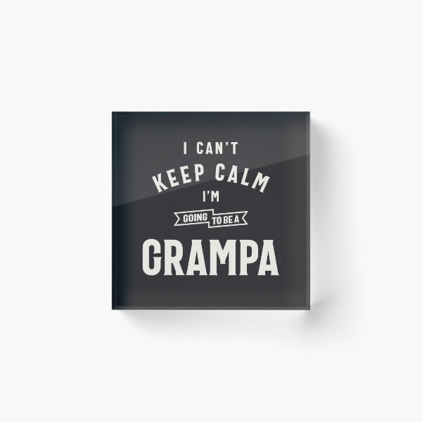 Item preview, Can’t Keep Calm I’m Going To Be a Grampa Announcement designed and sold by cidolopez.