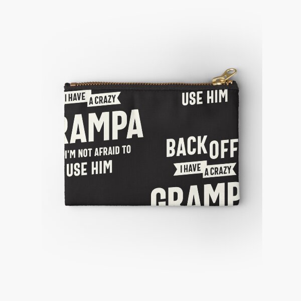 Item preview, Back Off Crazy Grampa Funny Family Humor designed and sold by cidolopez.