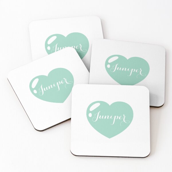 Item preview, Juniper Name with Green Heart  designed and sold by Monika Howarth.