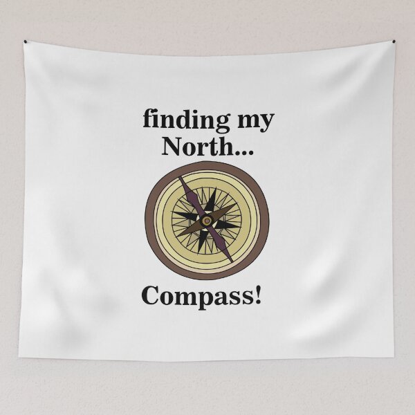 Item preview, Compass Instrument Navigation Direction Funny  designed and sold by Nisha Prabhu.