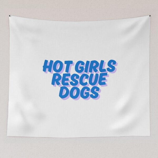 Item preview, Hot girls rescue dogs designed and sold by rhk99.