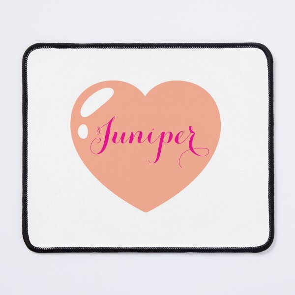 Item preview, Juniper Name with orange Heart  designed and sold by Monika Howarth.