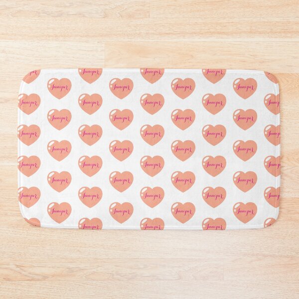 Item preview, Juniper Name with orange Heart  designed and sold by Monika Howarth.