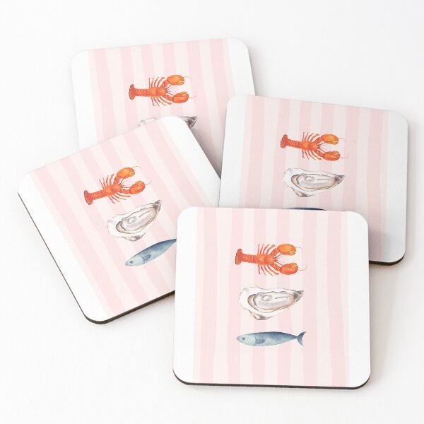 Item preview, Oyster, Lobster, and Sardine Art designed and sold by Allison Diane Designs.