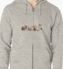 Puppies Zipped Hoodie