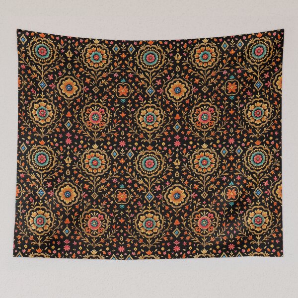 Item preview, Luxurious Embroidered Floral Pattern designed and sold by SUNAGIMO9999.