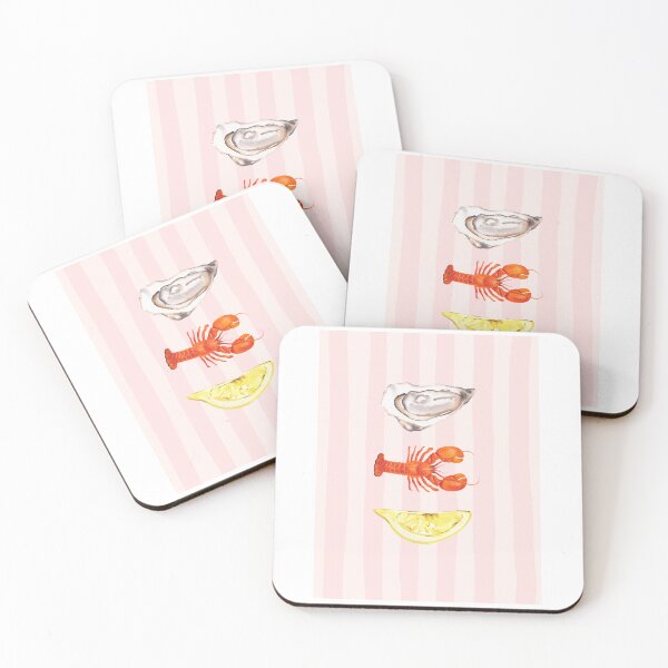 Item preview, Oyster, Lobster, and Lemon Art designed and sold by Allison Diane Designs.