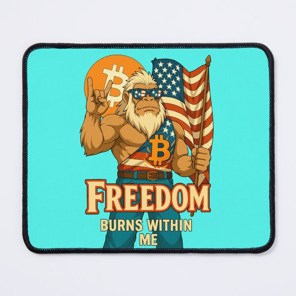 Item preview, Freedom Ape – Patriotic Bitcoin Rebel Design designed and sold by BitCrop.