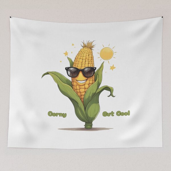 Item preview, Corny But Cool – Summer's Sweetest Joke designed and sold by Pixel--Threads.