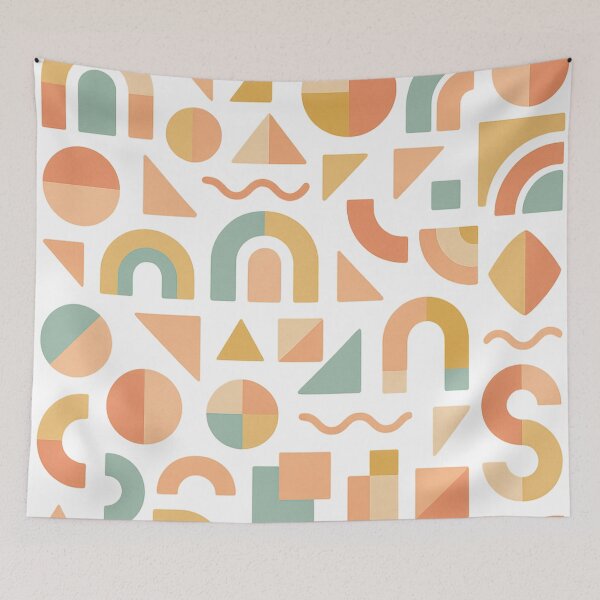 Item preview, Geometric shapes pattern designed and sold by QCena.