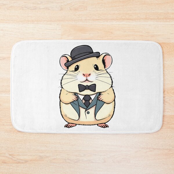 Item preview, A hamster wearing a suit and a gentleman's hat designed and sold by DOG DESIGN.