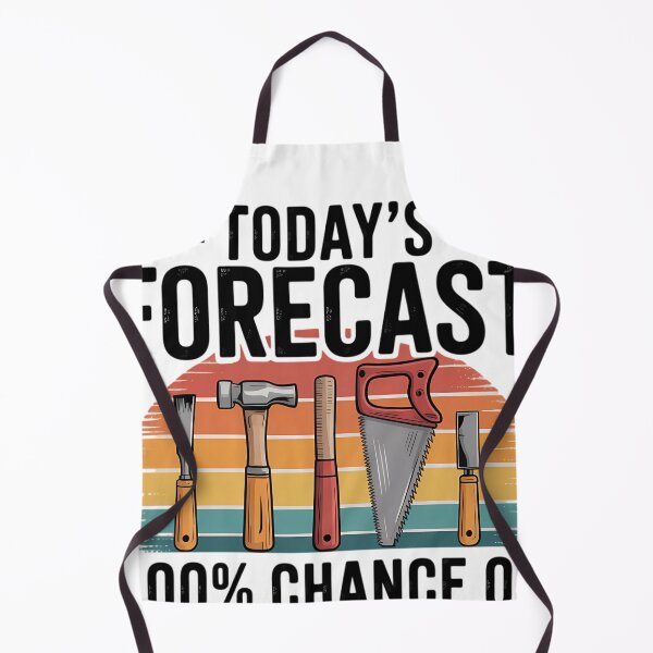 Item preview, Todays Forecast 100 Chance Of Sawdust, Carving Woodwork designed and sold by WalshDrawnLaugh.