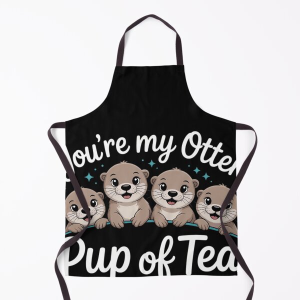 Item preview, You_re My Otter Pup of Tea Valentine Tea Lover Otter Puns designed and sold by WalshDrawnLaugh.