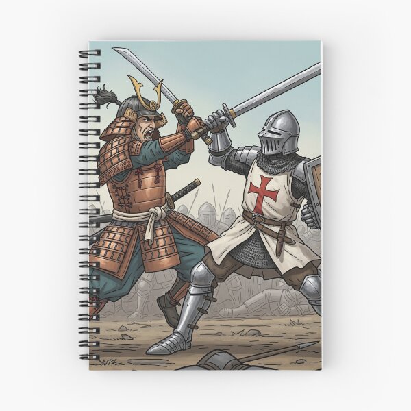Item preview, Samurai vs Knight Sword Duel designed and sold by himmershop.