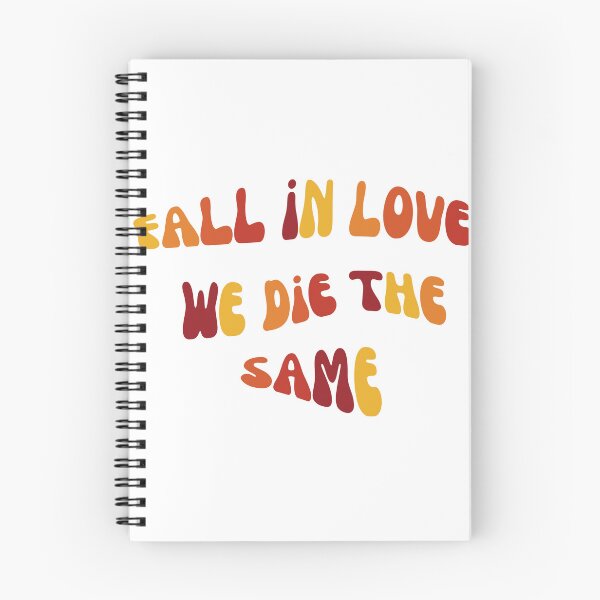 Item preview, fall in love, we die the same designed and sold by odioloslunes.