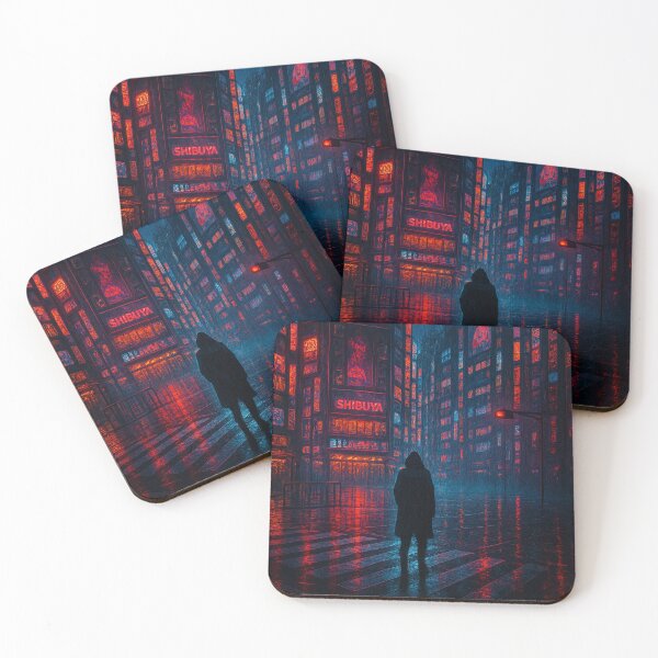 Item preview, Shibuya Shutdown – Neon Silence in Futuristic Tokyo designed and sold by Domci.