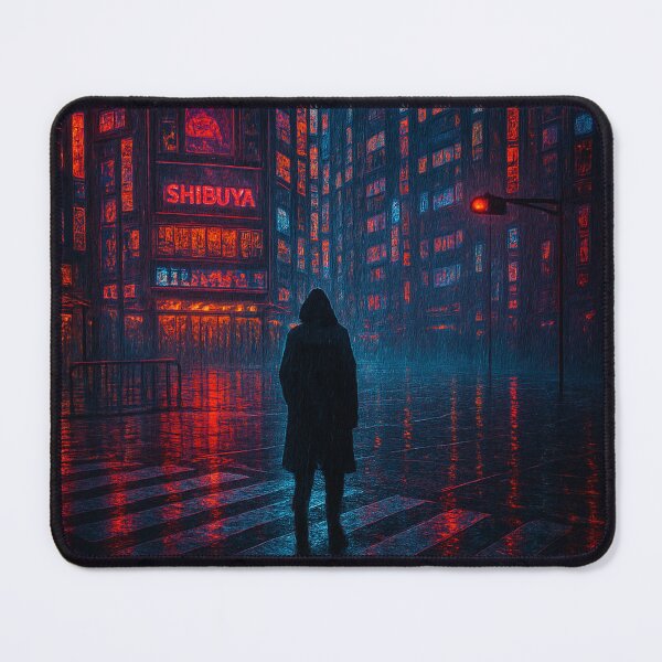 Item preview, Shibuya Shutdown – Neon Silence in Futuristic Tokyo designed and sold by Domci.