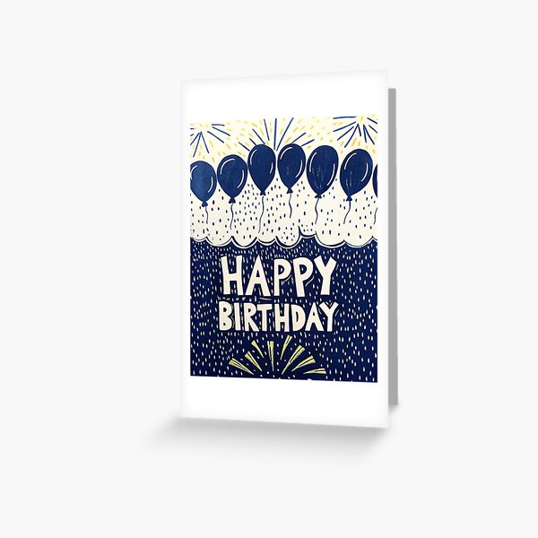 Item preview, happy birthday card designed and sold by DesignAFind.