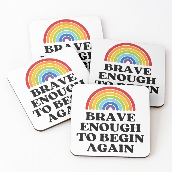 Item preview, Brave Enough To Begin Again  designed and sold by kaavishehsas.