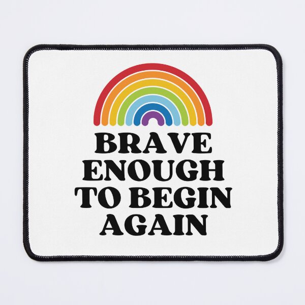 Item preview, Brave Enough To Begin Again  designed and sold by kaavishehsas.