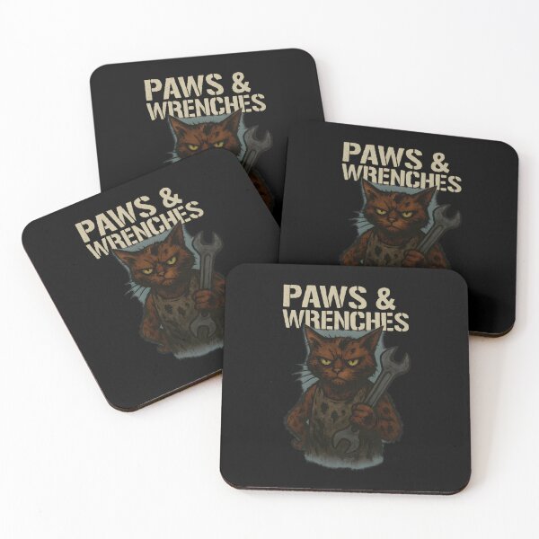 Item preview, Paws & Wrenches designed and sold by Uglyandcute.