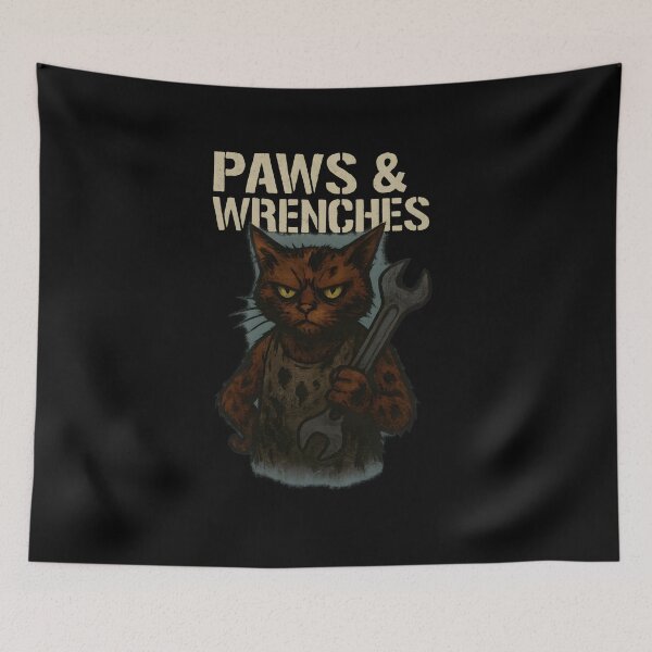 Item preview, Paws & Wrenches designed and sold by Uglyandcute.