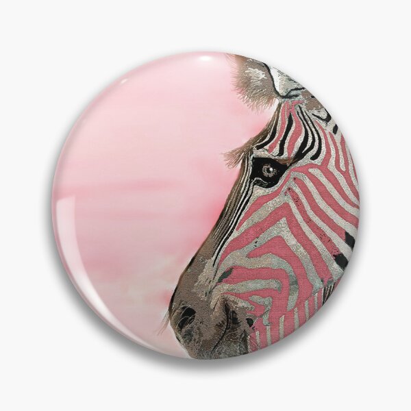Item preview, Zebra Pink and White Abstract designed and sold by Overthetopsm.