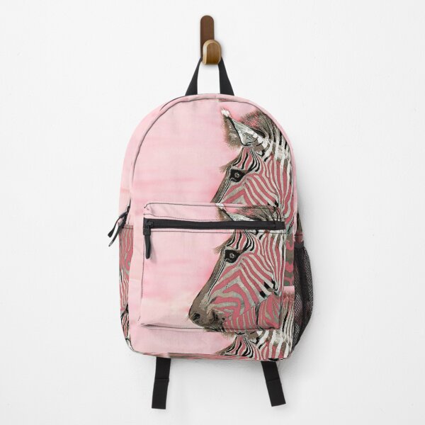Item preview, Zebra Pink and White Abstract designed and sold by Overthetopsm.