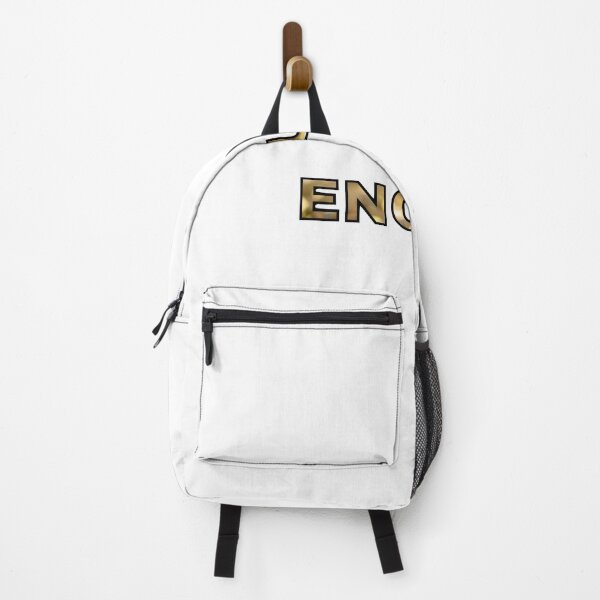 Item preview, ENOUGH – Bold Minimalist T-Shirt Design with Textured Fill designed and sold by PrescribedPeace.