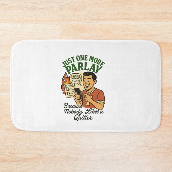 Item preview, Just One More Parlay – Funny Sports Gambling Vintage Design designed and sold by The Expression Den.
