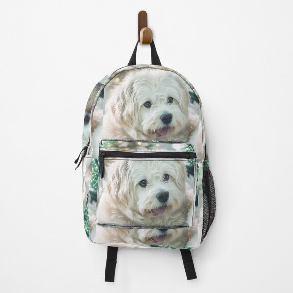 Item preview, Cheeky white fluffy puppy designed and sold by Jennifer Morcom.
