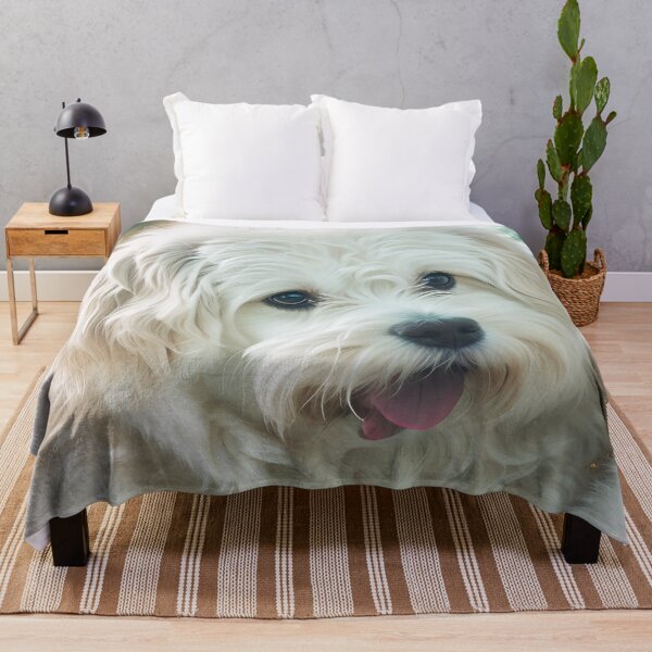 Item preview, Cheeky white fluffy puppy designed and sold by Jennifer Morcom.