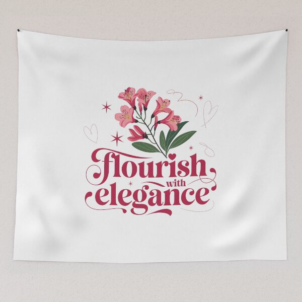 Item preview, Flourish with Elegance designed and sold by exclusivebucket.
