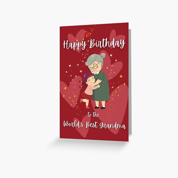 Item preview, Birthday | For World's Best Grandma designed and sold by HuefulXpression.