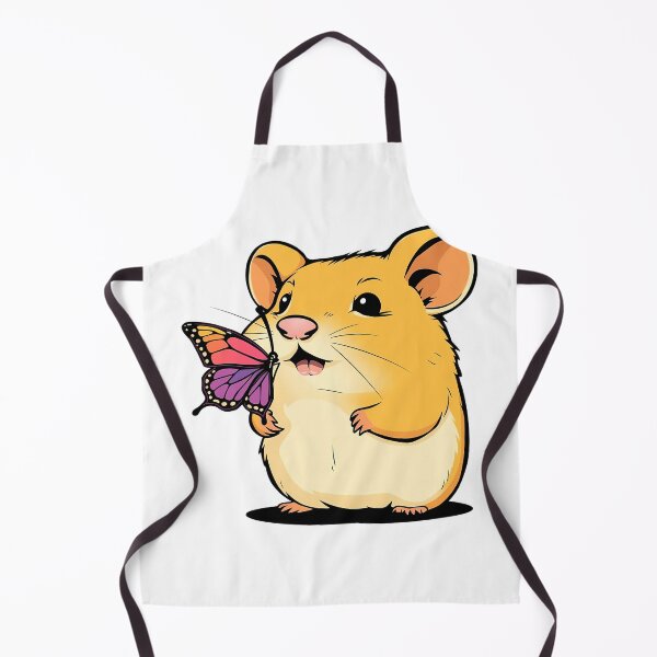 Item preview, A hamster with a butterfly stuck on its nose designed and sold by DOG DESIGN.