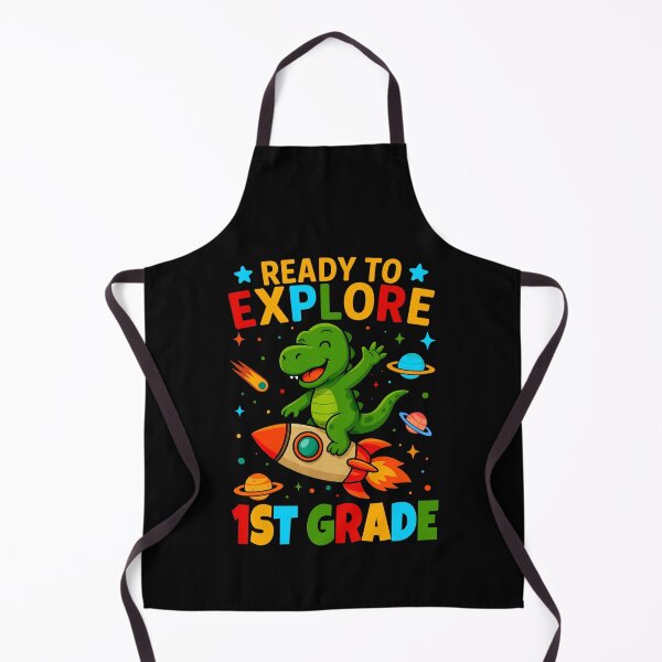 Item preview, Ready to Explore 1st Grade Shirt, Dino Rocket Back to School Kids Space Tee designed and sold by tigger shop.
