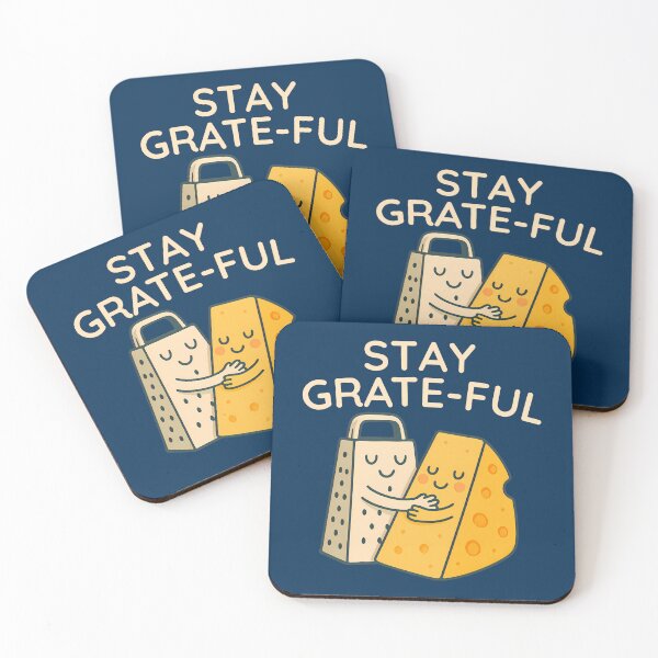 Item preview, Stay Grate-ful – Cheese and Grater Hug Pun designed and sold by The Wonder cabinet.
