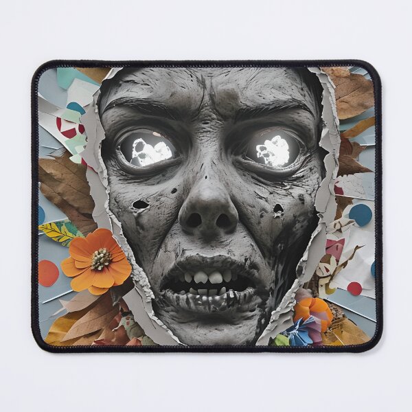 Item preview, Zombie Woman Collage - Undead Girl Collage designed and sold by NightTimeJ.