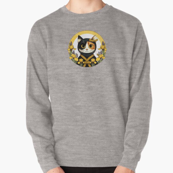 Item preview, Chat Ninja Calico avec des fleurs dorées designed and sold by Boog Monst .