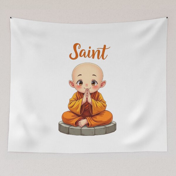 Item preview, Cute monk saint designed and sold by a2zbuyshop.