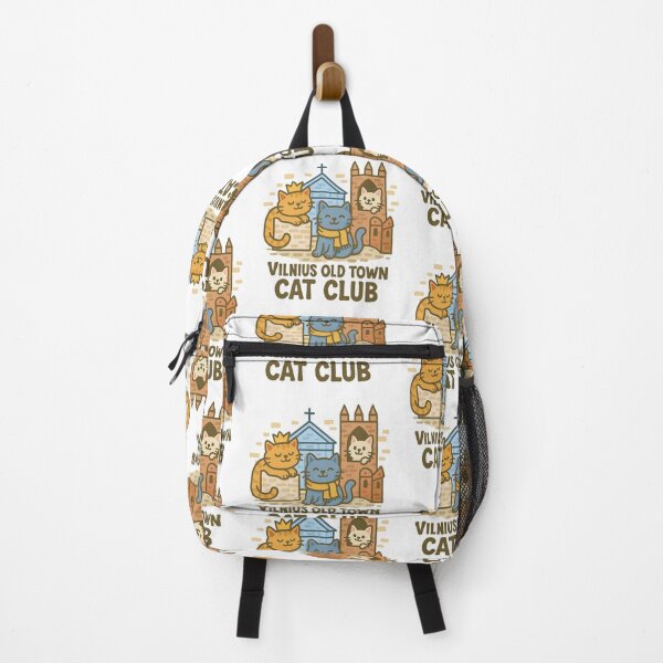 Item preview, Vilnius Old Town Cat Club: Europe’s Landmark Travel Cats designed and sold by Globalcitytees.
