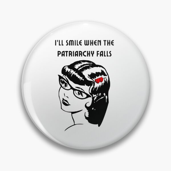 Item preview, Feminist Sarcasm, I’ll Smile When Patriarchy Falls designed and sold by Kattcatty.